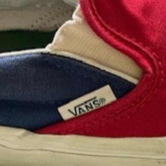 Van's Classic Slip Ons   Men's Size 6 Women's Size 7.5 Color Block - Picture 5 of 7